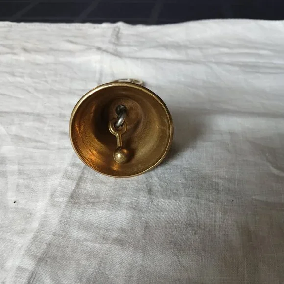 Brass Dinner Bell (From Rome) - Picture 3 of 4